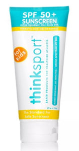 New Thinksport Sunscreen for Kids SPF 50+ 3 oz Tube